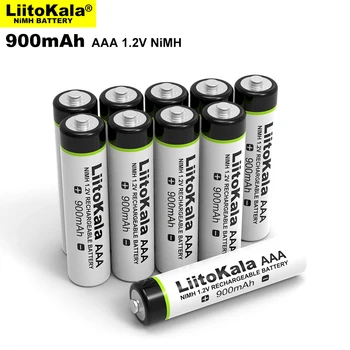 4-50GAB LiitoKala Sākotnējā AAA NiMH Baterijas 1,2 V Uzlādējams 900mAh Akumulatora bateriju, Rotaļlietas Attēls 2