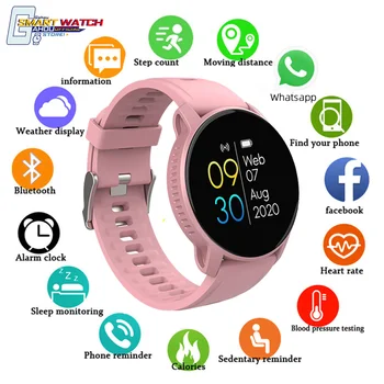 Sievietes Smart Skatīties Zvanu Atgādinājumu, Fitnesa Tracker Sirdi Līmenis Vīriešiem smatwatch elektroniskā pulkstenis Bluetooth Smart Aproce
