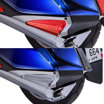 JAUNS Motociklu Chrome Stūres Akcentu Sagrābt LED Gaismas Lietu Vāku HONDA Gold Wing GL 1800 Goldwing GL1800 F6B 2018-2021 Attēls 2