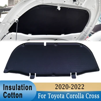 Toyota Corolla Krusta 2020-2022 Priekšējo Motora Pārsegu, Skaņas Siltumizolācijai Kokvilnas Spilventiņu Alumīnija Folijas / Putu Materiāla Mat Pārsegs