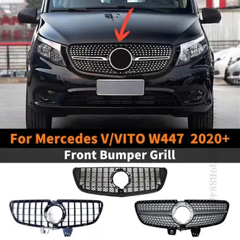 Priekšā Ieplūdes Režģi Bufera Grils GT Dimanta Mercedes Benz Vito V W447 2020 2021 2022 V250 V260 Facelift Komplektu Uzlabot Kapuci Acs