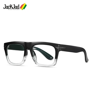 JackJad Vintage Square Style TR90 Anti Zilā Vienkāršā Brilles Modes Zīmola Dizaina Briļļu Rāmja Brilles Oculos De Grau TR3394