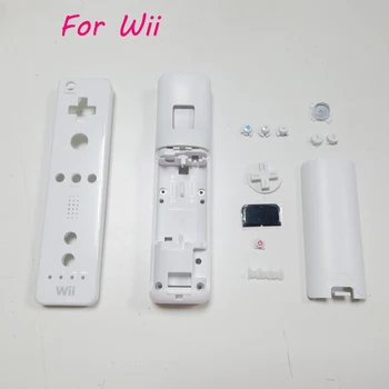 Sākotnējā Veco Modeli, Pilns Komplekts, Roktura apvalks Gadījumā Vāks Nintend Wii Augšējā Apakšējā Roktura Apvalks Pogas Wii Kontrolieris Kaste Attēls 2