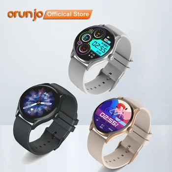 Orunjo AW19 Smart Watch Cilvēks ar skārienekrānu Sports Fitness IP68 Cinka Sakausējuma Bluetooth Zvanu VTN 3 Pro Smartwatch Android, ios