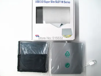 jaunais USB 3.0 Super ātrums Super Ārējo USB kamerā caddy case for MacBook 9.5 mm 12.7 mm SATA superdrive Attēls 2