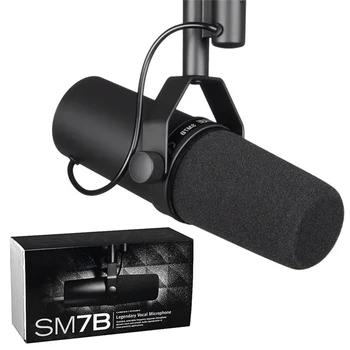 par SHURE SM7B Profesionālais Mikrofons ar Vadu, Cardioid Dinamisku Studio Izvēlēties Frekvenču diapazons Mic Dzīviem Vokāliem Ierakstu