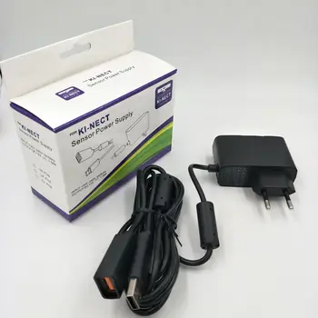 ES jauno USB MAIŅSTRĀVAS Adapteris Strāvas padevei ar USB uzlādes kabelis priekš Xbox 360 XBOX360 Kinect Sensors