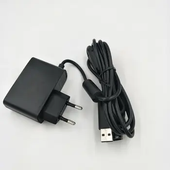 ES jauno USB MAIŅSTRĀVAS Adapteris Strāvas padevei ar USB uzlādes kabelis priekš Xbox 360 XBOX360 Kinect Sensors Attēls 2