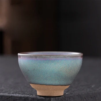 Keramikas Kung Fu Tējas Tase Ķīniešu Kung Fu Tējas Uzstādīt Uz Teacup Kausa Radošās Keramikas Meistars Jianzhan Tējas komplektu un Bļoda