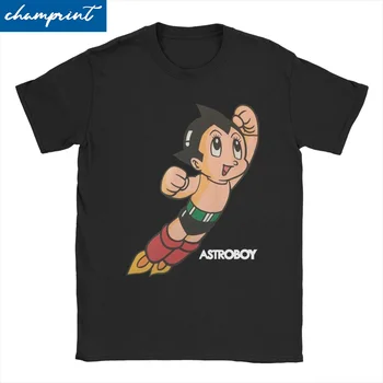 Astroboy Anime Robots T Krekls Vīriešiem Sieviešu Kokvilnas T-Krekli Astro Boy Kosmosa Karikatūra Manga Tee Krekls ar Īsām Piedurknēm Apģērbs, Dāvanu Idejas