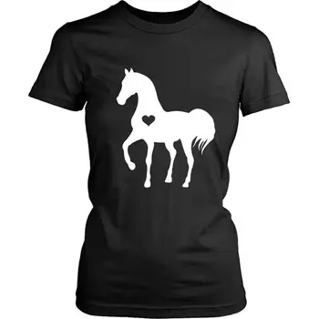 Sirds zirgu krekls zirgu t dāvana mīļāko zirgu jāšanas dāvanas smieklīgi apģērbu dzimšanas dienas svinības-H001 Attēls 2