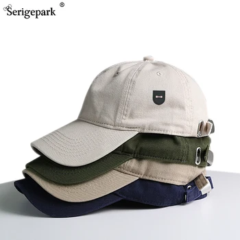 Serige park mans jaunais augstas kvalitātes golfa beisbola cepure ar kaklasaiti žetons modes un klasiskā lady unisex āra streetwear cepure