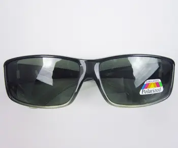 Agstum Sporta Polarizētās izliektais Saulesbrilles, Aizsargbrilles, Klipu valkāt ietilptu vairāk nekā brilles Zaļo lēcu Attēls 2