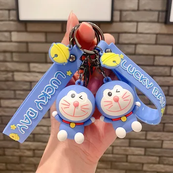 Japāņu Anime Multfilmu Kaķis Keychain Modes Automašīnas Atslēgu Gredzens Mazas Lelles Kulons Mugursoma Rotājumi Svētku Dāvanas Draugiem