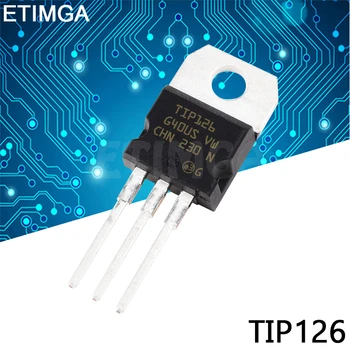 10PCS/DAUDZ TIP126 TO-220 Tranzistors 5.A 80V