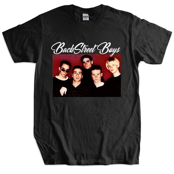 vīrieši zīmola t krekls vasaras kokvilnas t Backstreet Boys T-krekls, Amerikāņu vokālās grupas vīriešu kokvilnas tee-krekls euro izmēra