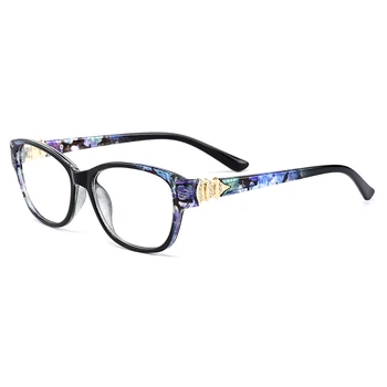 Gmei Optisko Stilīgs, Krāsains Urltra-Gaismas TR90 Sievietēm Pilna Loka Optiskās Brilles Rāmji Sieviešu Plastmasas Tuvredzība, Briļļu M1451 Attēls 2