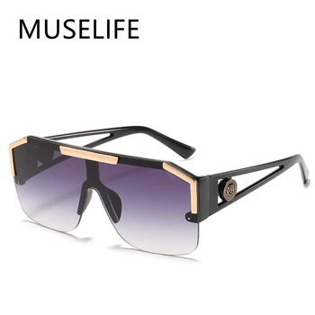 MUSELIFE Luksusa Rhinestones Atdzist Braukšanas Saulesbrilles Sieviešu 2023 Jaunu Modes Laukumā Lielā Kastē Vīrieši Sievietes Vispārējo Brilles