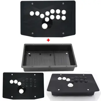 RAC-K500B Hitbox Visas Pogas Kursorsviru, Akrila Panelis Gadījumā DIY Arcade Kursorsviru Komplekti