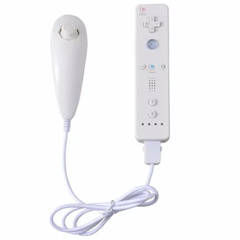 6 Krāsu 1 iepak Tālvadības pults Nunchuk Game Controller for Wii Nintendo bez Motion Plus