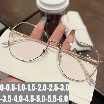 Sieviešu Nelegālo Rāmis Tuvredzība Brilles Unisex Modes Anti-zila Gaisma Brilles Dāmas Luksusa Dizaina tuvredzīga Brilles