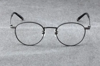 Jaunu Ierodas Skrūvēm Zīmola Titāna Recepšu Gaismas Brilles Vīrieši Sievietes Briļļu Kārta Tuvredzība, Optiskās Brilles Rāmji MB0172O Attēls 2