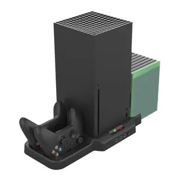 Dzesēšanas Stand For Xbox Sērijas X Vertikāli Dual Kontrolieris Stacijas Lādētāji Spēli Atmiņas Uzlādes Doks Ventilators XBOX Sērijas S/X