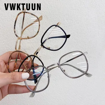 VWKTUUN TR90 Anti Zilā Gaisma Brilles Sqaure Optiskās Brilles Sievietēm, Vīriešiem Zilā Gaisma Brilles Pārredzamu Lasījumā Datoru Brilles