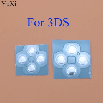 YuXi Par 3DS / Jauno 3DS XL LL /Par Nintend 3DS LL XL Kontrolieris D Spilventiņi D-Pad, Metāla Dome Snap PCB kuģa pogas strāvu Vadoša plēve Attēls 2