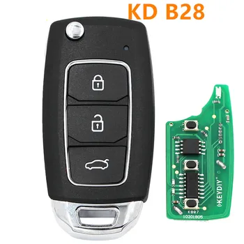 1pc keydiy KD B28 universālā 3 taustiņu tālvadības smart key KD-x2 KD900 B Sērijas Tālvadības pults