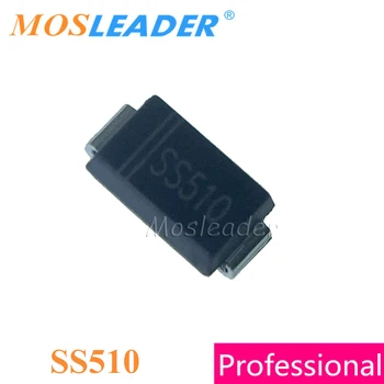 Mosleader SS510 SMA 2000PCS SR510 DO214AC 5.A 100V ražots Ķīnā Augstas kvalitātes Schottky Barjeru Diodes Taisngriezis Attēls 2