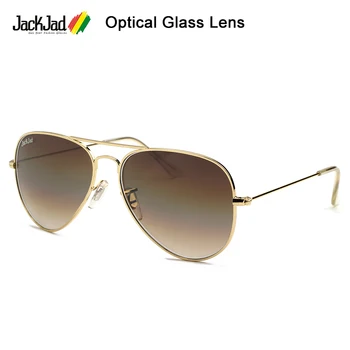 JackJad ir 2021. Stilīgu Modes 3025. Lpp Izmēģinājuma Stila Optisko Stikla Lēcas, Saulesbrilles Vintage Classic Zīmola Dizaina Saules Brilles 58mm Oculos
