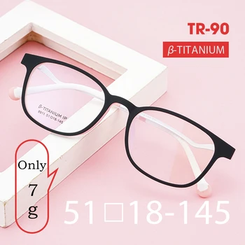 YIMARUILI Ultravieglajiem Tīra Titāna Kājām Sieviešu Brilles Rāmis, Augstas Kvalitātes TR90 Rāmis Optisko Recepšu Brilles Rāmis 8911. lpp. Attēls 2
