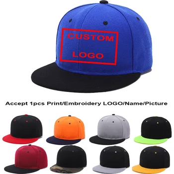 1GB DIY Pielāgotu LOGO Vasaras Klp Firmas Beisbola cepure Snapback Cepure Vasaras Klp Hip Hop Aprīkots Cepures Cepures Vīriešiem, Sievietēm Gorro
