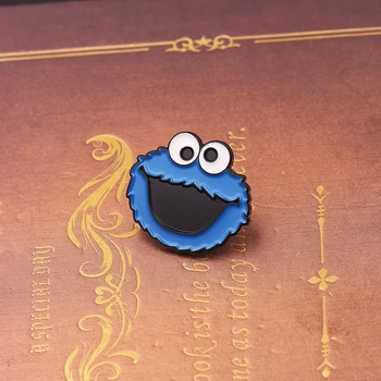 Disney Sesame Street Broša Cute Karikatūra Elmo Lielā Putnu Metāla Emblēma Pin Drēbes Mugursoma Pin Par Zēnu Un Meiteni, Rotaslietas, Dāvanas, Attēls 2