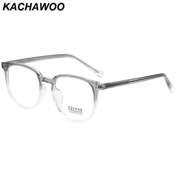 Kachawoo daudzstūri, optiskās brilles sievietēm, skaidrs, objektīvs tr90 briļļu rāmji vīriešiem acetāts kvadrātveida briļļu pelēks leopard karstā pārdošanas