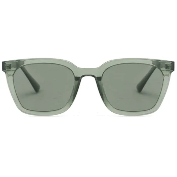 Swanwick TR90 polarizētās saulesbrilles, kvadrātveida rāmis vīriešu acetāts saule toņos sievietēm augstas kvalitātes zaļā melnā korejiešu stilā UV400 tūrisms Attēls 2