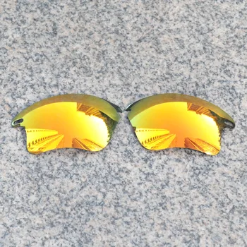 Vairumtirdzniecības E. O. S Polarizētās Ciešāku Nomaiņa Lēcas Oakley Ātri Jaka XL Saulesbrilles - Uguns Sarkans Polarizētās Spogulis