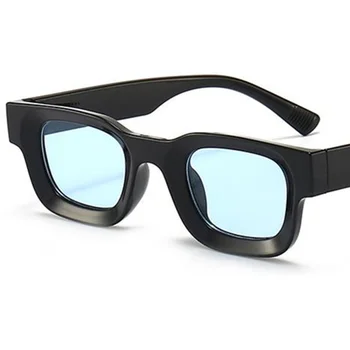 Modes Saulesbrilles Personības Ieliektiem Saules Brilles Hip Hop Adumbral Anti-UV Brilles Unisex Brilles Ornamenta A++ Attēls 2