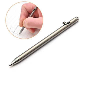 Taktiskā Titāna Pildspalvas Portatīvie Mini EDC Sīkrīku Āra Ceļojumu Paraksts Pildspalva Keychain, Kulons Multi-Instruments