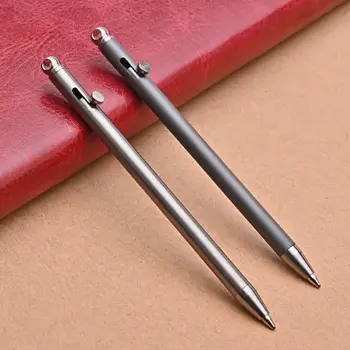 Taktiskā Titāna Pildspalvas Portatīvie Mini EDC Sīkrīku Āra Ceļojumu Paraksts Pildspalva Keychain, Kulons Multi-Instruments Attēls 2