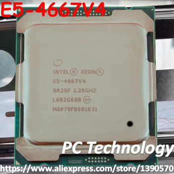 Oriģinālā Intel Xeon QS Procesors E5 4667V4 2.20 GHz 45M 18 SERDEŅI 14NM E5-4667V4 LGA2011-3 135W E5-4667 V4 E5 4667 V4