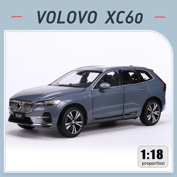 1/18 Volvo XC60 2022 SUV Lējumiem Sakausējuma Auto Modelis Rotaļlietas Hobijs bērniem dāvanas, Balta/Sudraba/Pelēka Dāvanu Kolekcijas Rotas Displejs