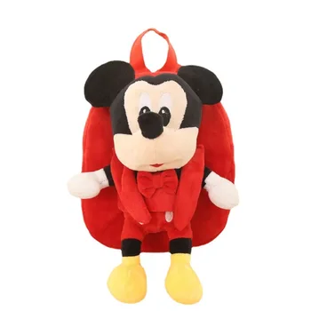 Karikatūra Disney Mickey Mouse Minnie Mouse Rotaļlietas Mugursoma Bērnu Mugursoma Dzimšanas dienas Dāvana Attēls 2