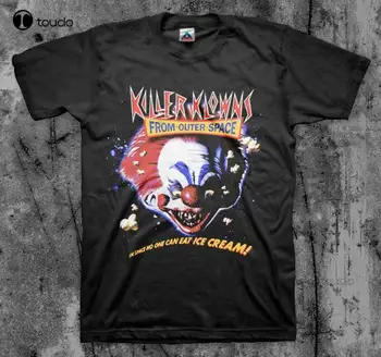 Killer Klowns From Outer Space (1988) Filma Šausmu T-Krekls Unisex, S-5XL Tee Sieviešu Balts T Custom Aldult Pusaudžu Unisex Xs-5Xl