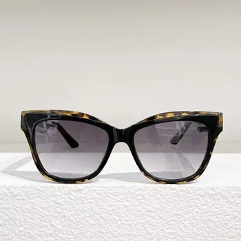 2022 Luksusa Zīmolu cat eye Sunglass sieviešu Saulesbrilles Acetāts Polarizētās UV400 sievietēm Lady Vintage, Saulesbrilles Ar oriģinālajā kastē Attēls 2