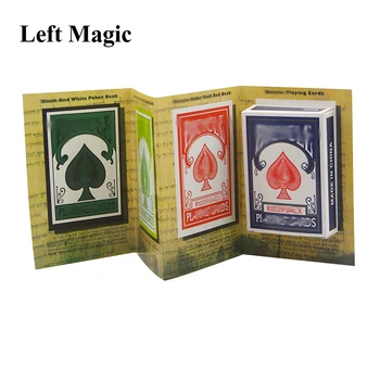 1set 3D Reklāmas Burvju Triki Karti Klāja Parādās Magia Burvis Slēgt Veidojums Aksesuārus Mentalism Komēdija Klasisks Rotaļu Attēls 2