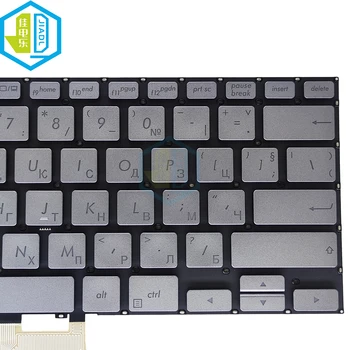 Bulgārijas Piezīmjdatora klaviatūras apgaismojums BG klēpjdatoru tastatūrām sudraba par ASUS ZenBook Flip 14 UX462 UX462FA UX462DA 0KNB0-262NB600 Attēls 2