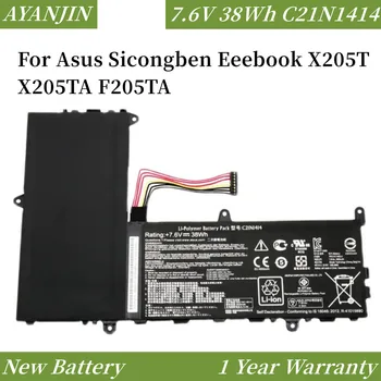 Jaunu 7.6 V 38Wh C21N1414 Klēpjdatoru Akumulatoru Asus Sicongben Eeebook X205T X205TA F205TA