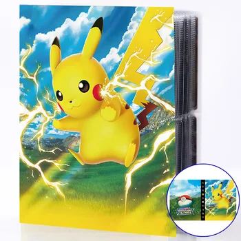 Anime Pokemon Charizard 240PCS Kolekcija Grāmatiņa Albums Grāmatu Treneris Coleccionables Saistvielu Uzglabāšanas Turētājs Vmax Mapi Aizsargs Attēls 2